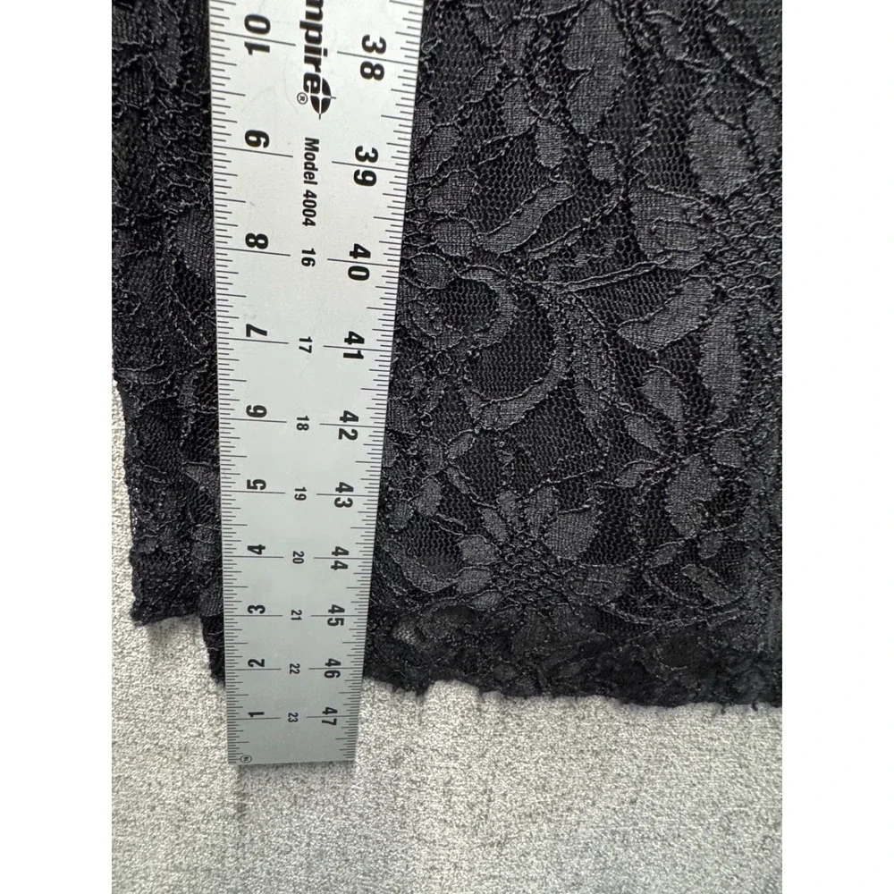Juno Black Lace Maxi Dress Sleeveless Formal Evening Cocktail XL USA‎
